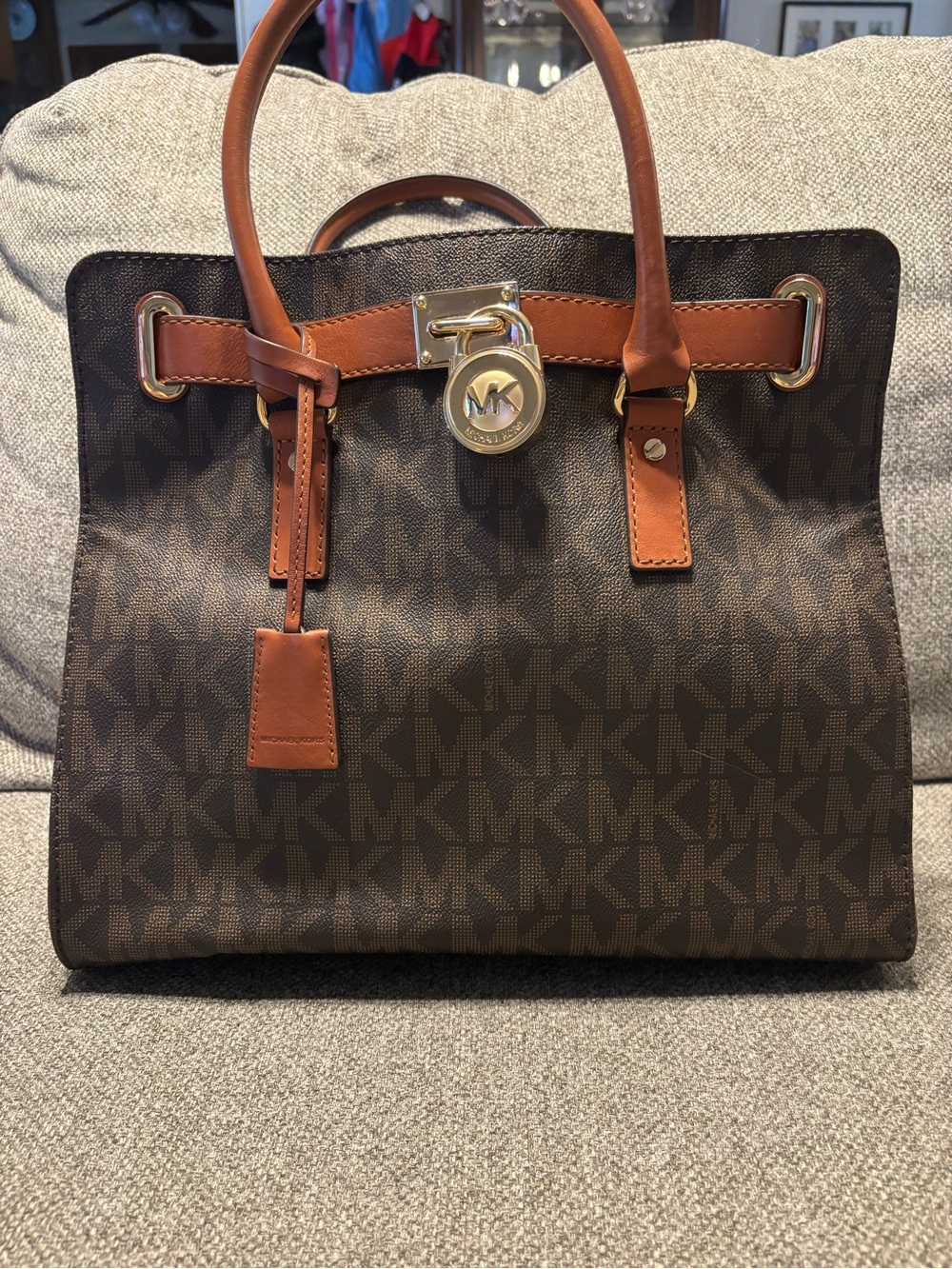 Michael Kors Hamilton Lock Tote